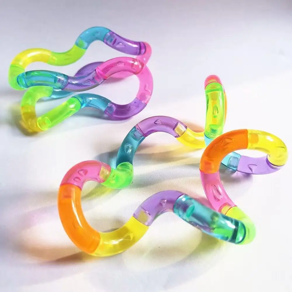 Kid Educational - 変形可能なロープで楽しく学べるフィジェットトイ 変形ロープノット ストレス解消おもちゃ 子供向けの面白いギフト