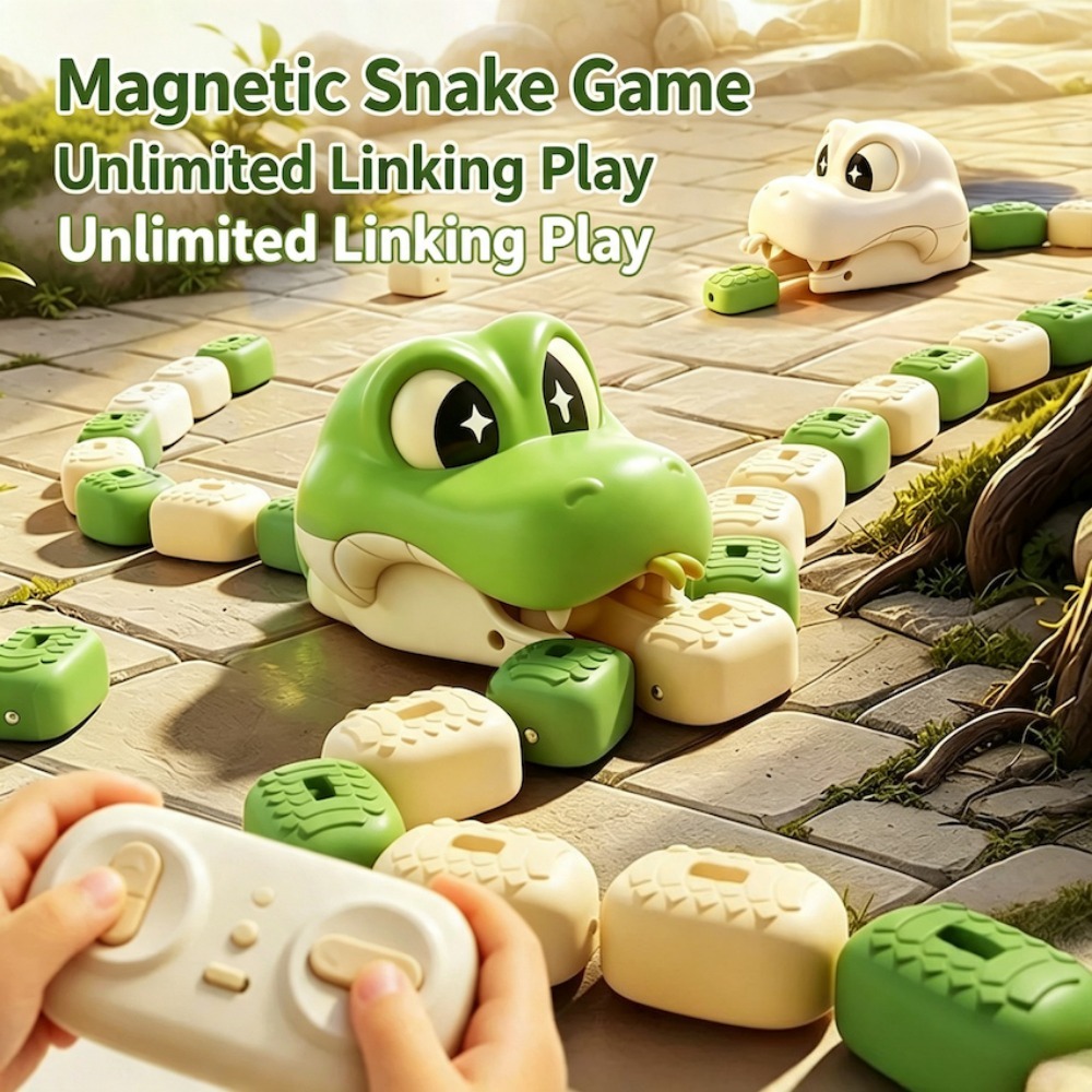 Free Educational Games For Kids - 2人対戦型リモコン磁気グリーディスネークカーインタラクティブ磁気アタッチメントバトルおもちゃホリデープレゼント