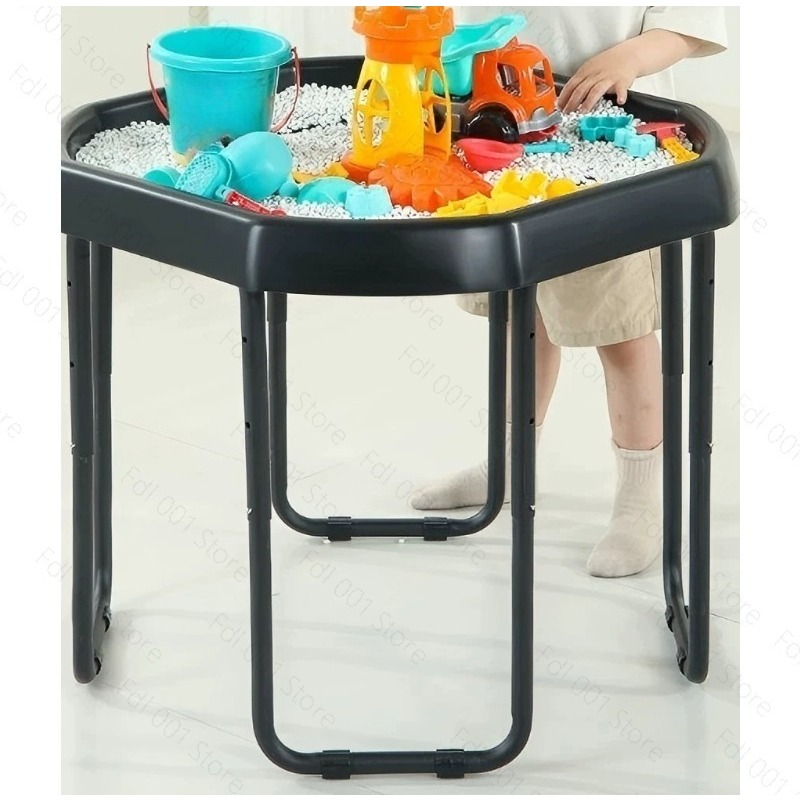 Montessori Shelf Toy - 子供用モンテッソーリタフトレイ感覚遊び、調節可能なスタンド付き、庭や屋外で使えるミックストレイ