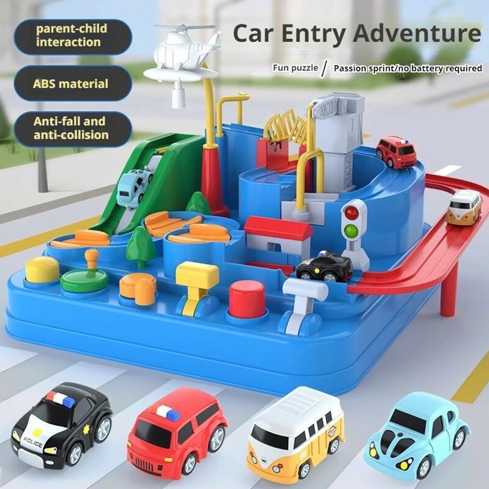 Kids Educational Game - レーシングレールカーモデル列車線路アドベンチャーゲーム動物宇宙ロケットおもちゃ子供教育脳教育玩具