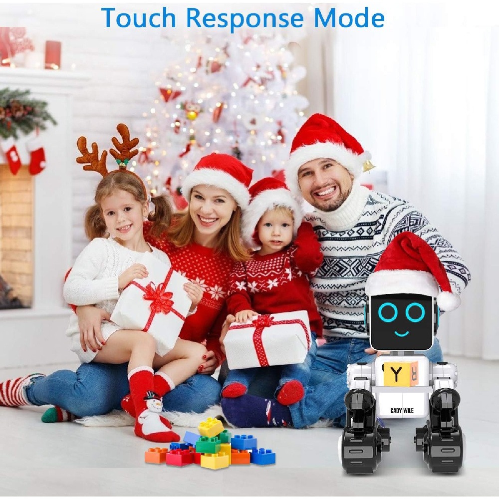 Kid Educational - 歌って踊るAIロボットおもちゃ 子供向け スマートRCロボット タッチ＆サウンドコントロール ロボティクス インテリジェント