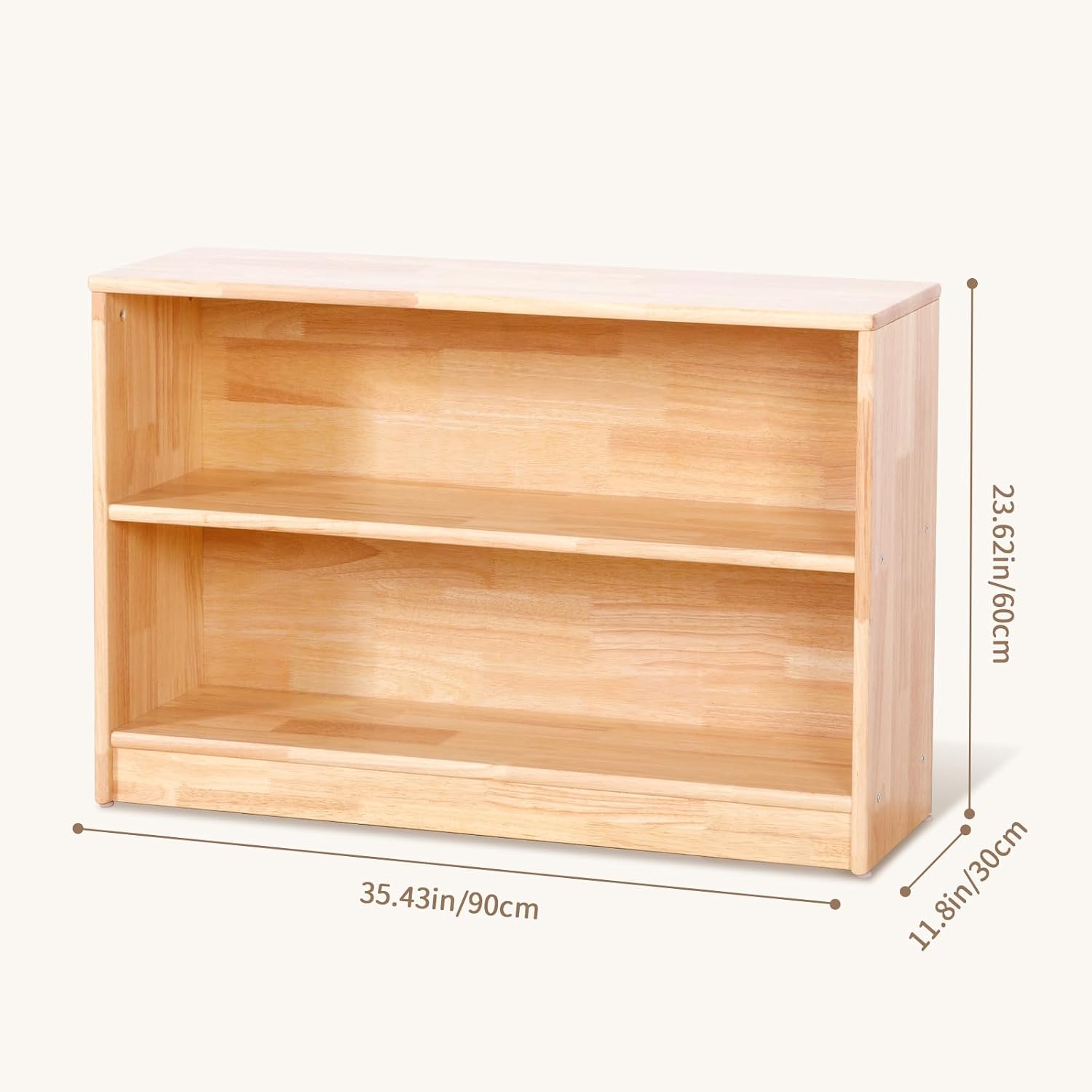 モンテッソーリ式2段おもちゃ収納棚、長さ35.4インチ、厚さ - Montessori Shelf Toy のレビューと価格