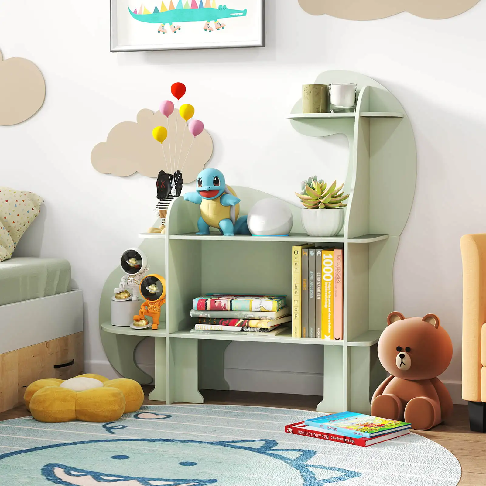 激安商品 子供用本棚 おもちゃ収納オーガナイザー モンテッソ - Montessori Shelf Toy のレビューと価格