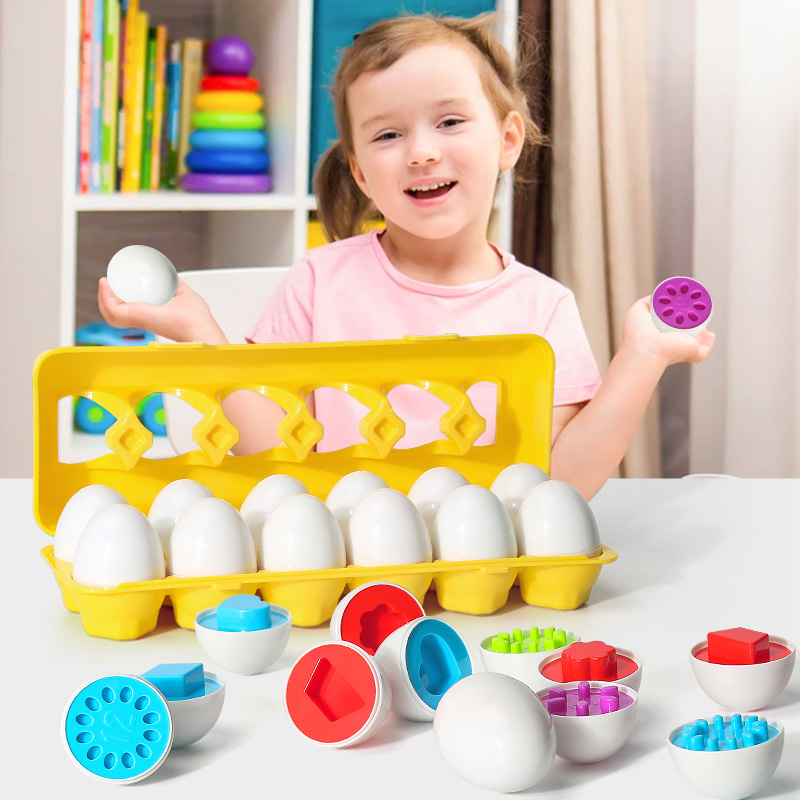モンテッソーリゲーム 赤ちゃんのおもちゃ スマートエッグシェ - Montessori Shelf Toy のレビューと価格