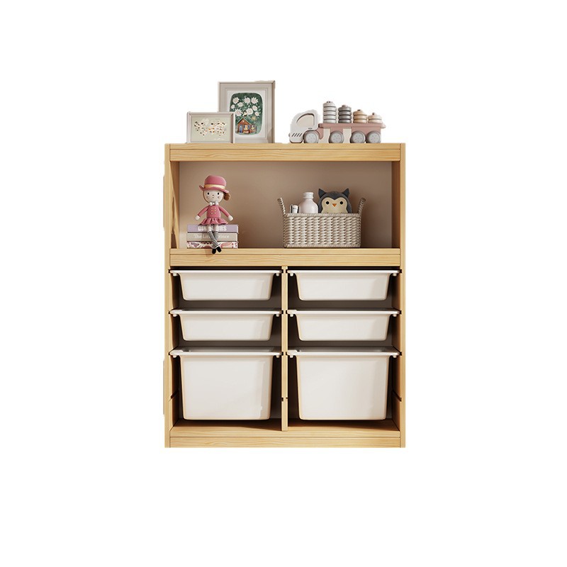 おもちゃキャビネット モンテッソーリ 子供用 大容量 本棚  - Montessori Shelf Toy のレビューと価格