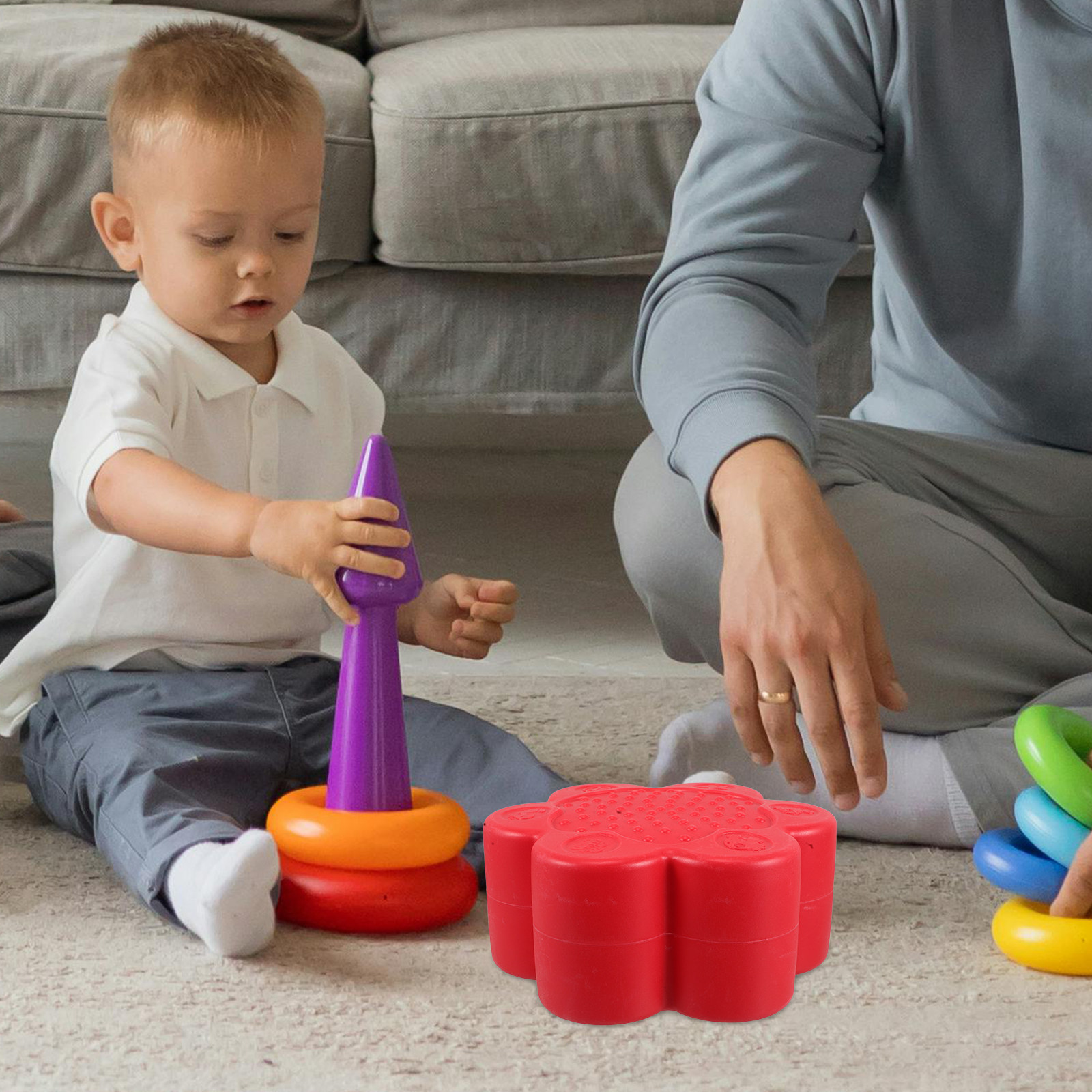 プラスチック製ステッピングストーン カラフルな子供用バランス - Kids Education Steps のレビューと価格