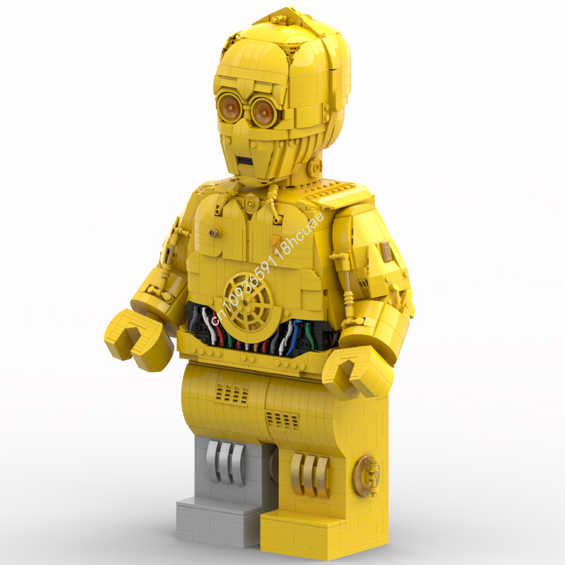 2545ピース MOC スターバトル C-3PO メガフィギ - Kids Education Film のレビューと価格