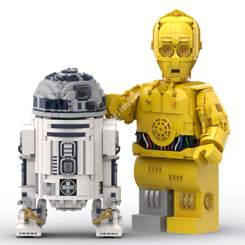 2545ピース MOC スターバトル C-3PO メガフィギ - Kids Education Film のレビューと価格
