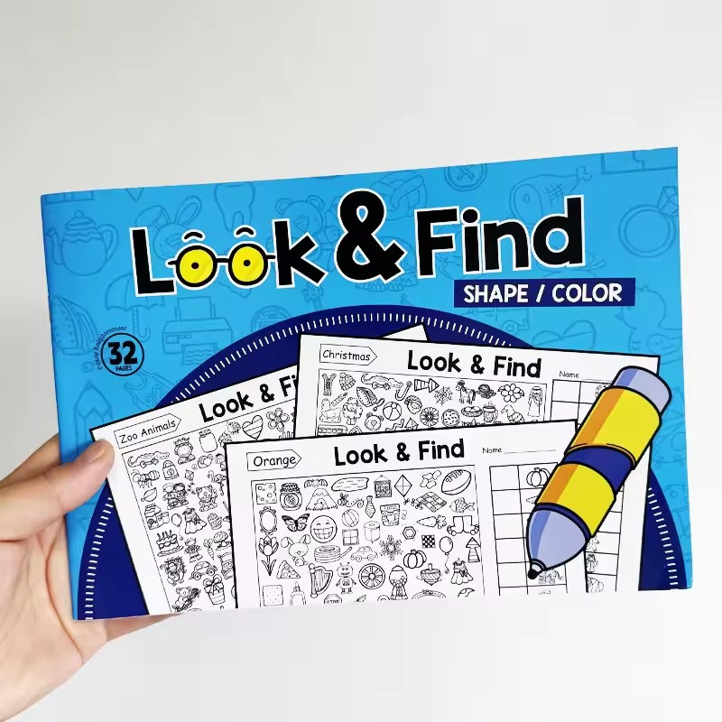 幼児向け探しと見つける塗り絵 32ページ 早期教育アクティビ - Kid Educational のレビューと価格