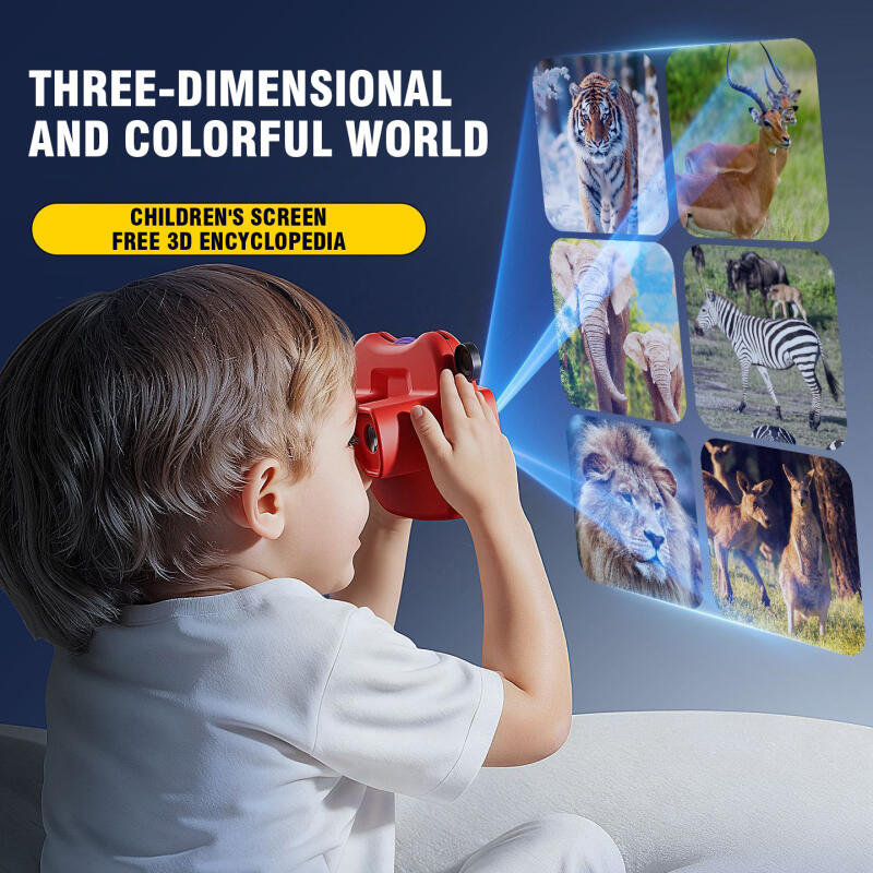 3D立体映画ビューアおもちゃ 6リール付き 子供のおもちゃ  - Kids Education Film のレビューと価格