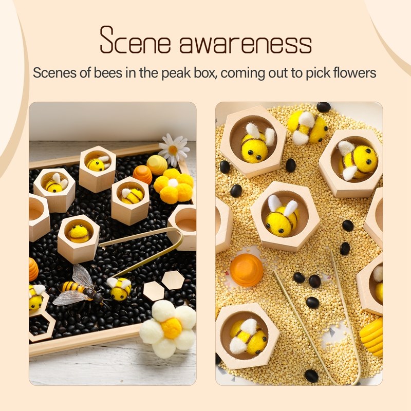 感覚蜂のおもちゃ新生児微細運動能力おもちゃモンテッソーリゲー - Montessori Shelf Toy のレビューと価格