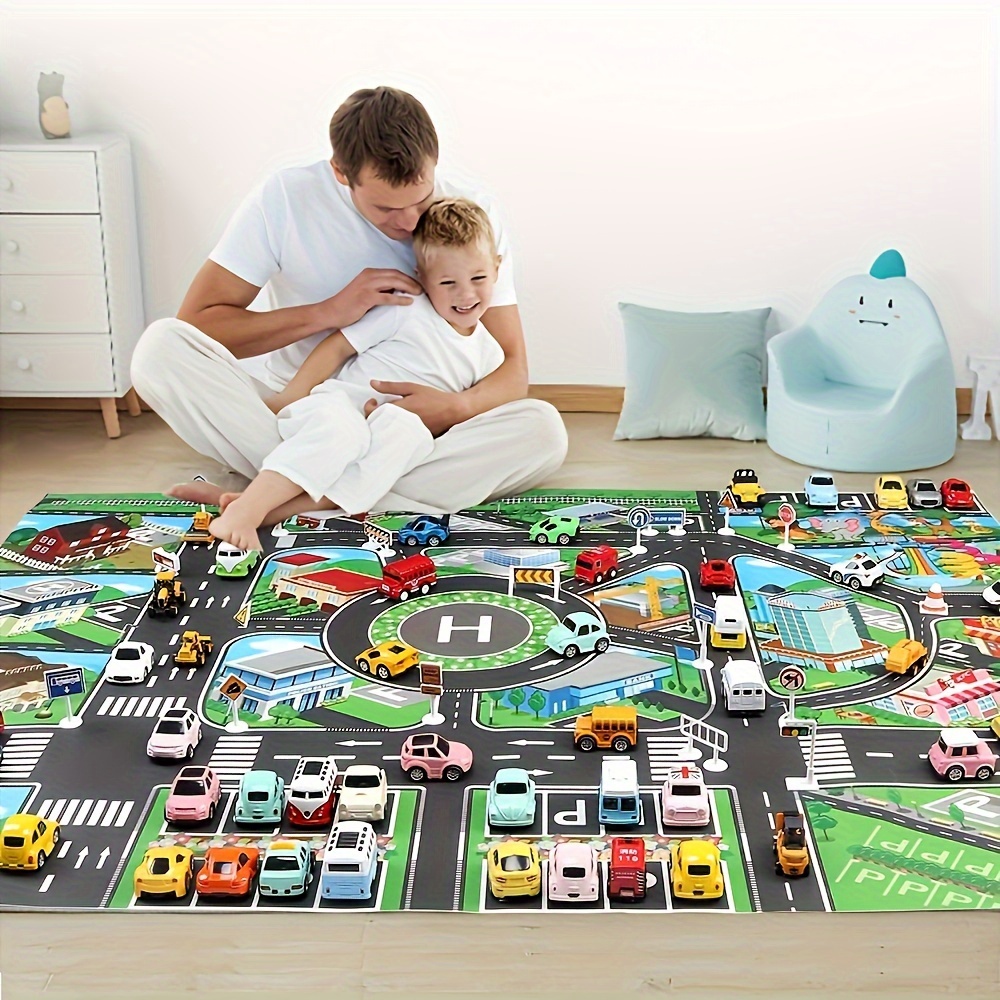 子供のための都市のトラフィックプレイマット、大きなゲームパッ - Free Educational Games For Kids のレビューと価格