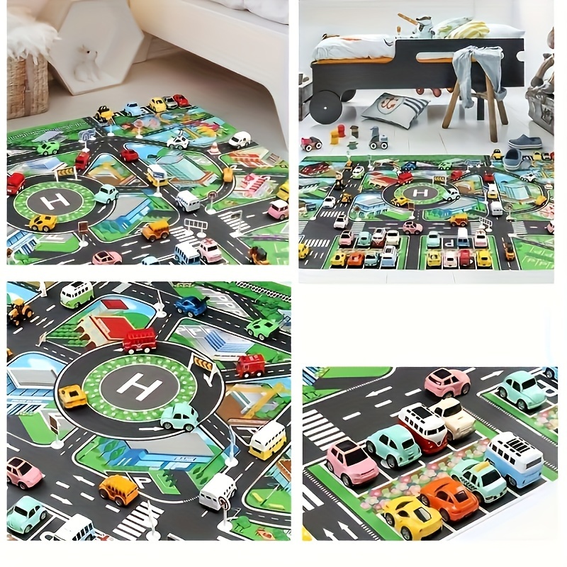 子供のための都市のトラフィックプレイマット、大きなゲームパッ - Free Educational Games For Kids のレビューと価格