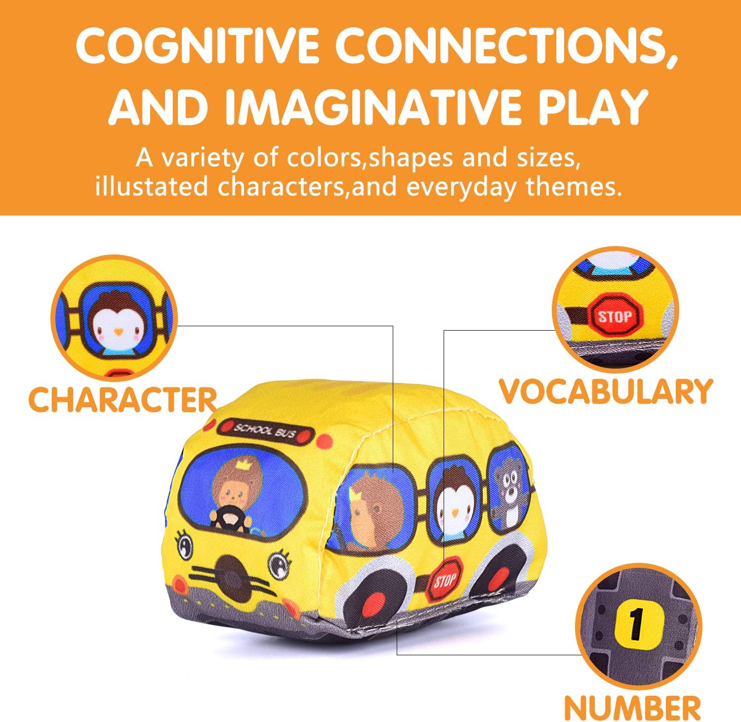 赤ちゃん,幼児,男の子,女の子のためのマットと車両が付いた柔 - Kids Educational Game のレビューと価格