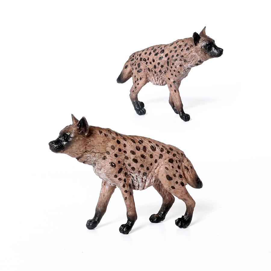 リアルなプラスチック野生動物ハイエナ、たてがみオオカミ、アフ - Kids Educational Game のレビューと価格