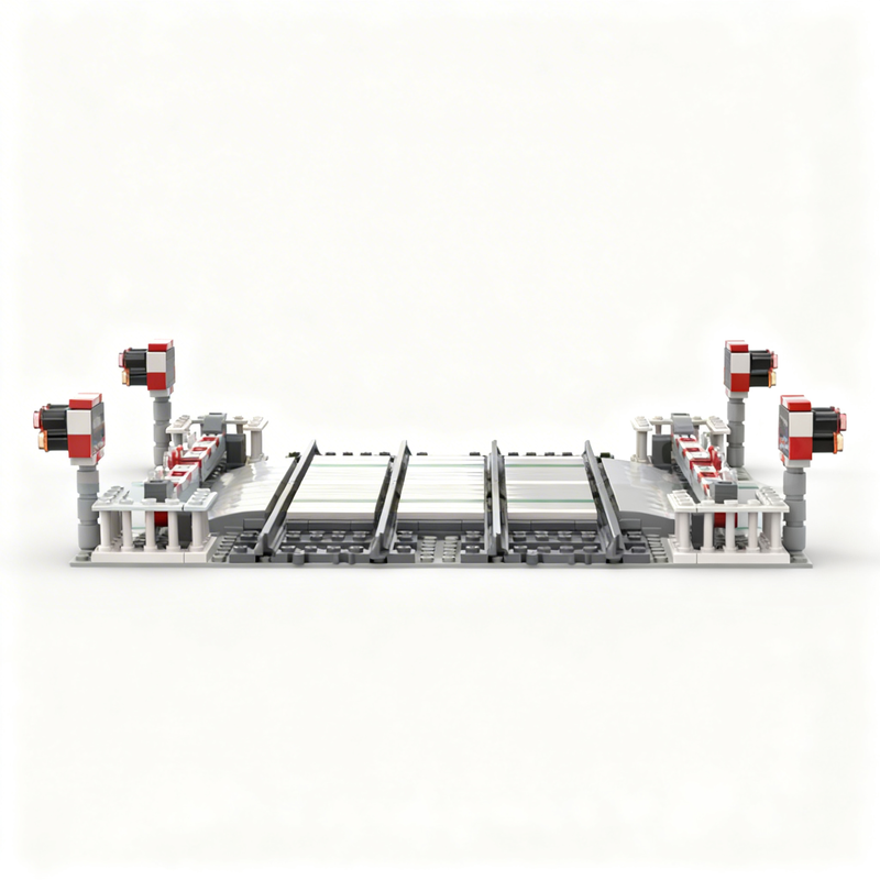 372 個 MOC 英国ダブルトラックフルバリアレベル列車モ - Kids Education Uk のレビューと価格