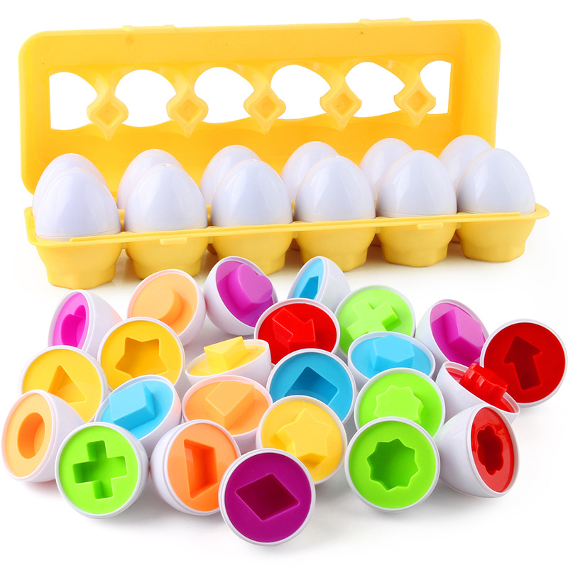 卵ネジ 3D パズルモンテッソーリ学習教育数学おもちゃ子供形 - Montessori Shelf Toy のレビューと価格