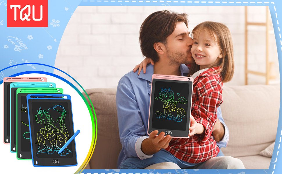 子供用LCDライティングタブレット、8.5インチカラフルな落 - Free Educational Games For Kids のレビューと価格
